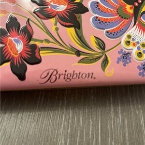 Brighton watch tin with a pink floral design